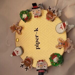 Piper K Christmas Themed Hair Clip Brand New Ls M Lm T